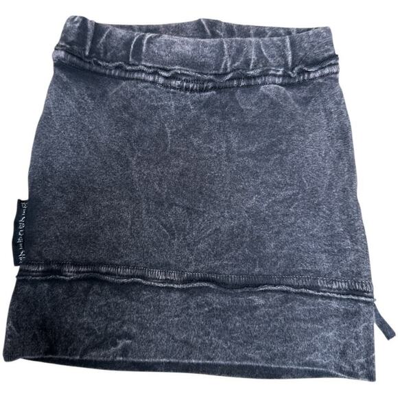 WildChild Wear Dk Grey Tie Dye Studded 2 Pc Tube Top & Skort Girls Size 2T/3T - Picture 4 of 7